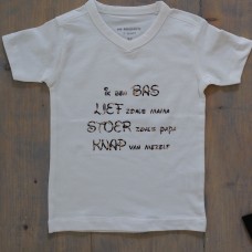 Kinder t-shirt met naam kind en tekst - t-shirts - Letyourheartspeak.nl