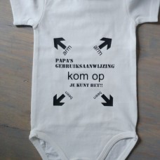 rompertje "papa je het" - Letyourheartspeak.nl