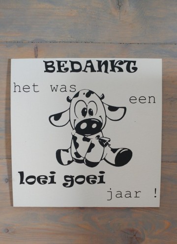 Bedankt loei goei jaar