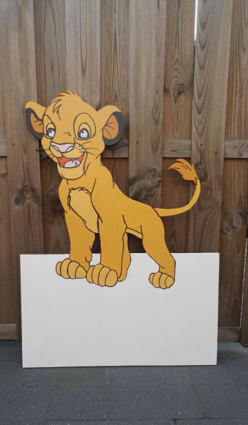 Geboorte bord simba