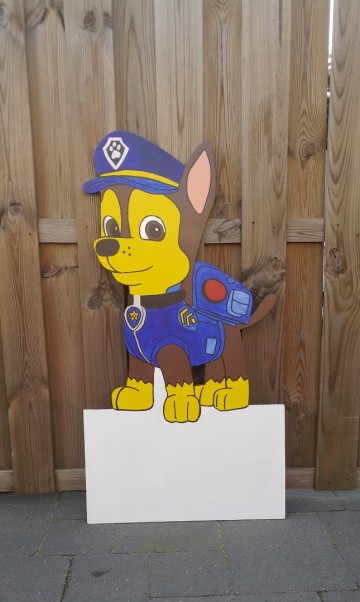 Geboortebord  chase paw patrol 0