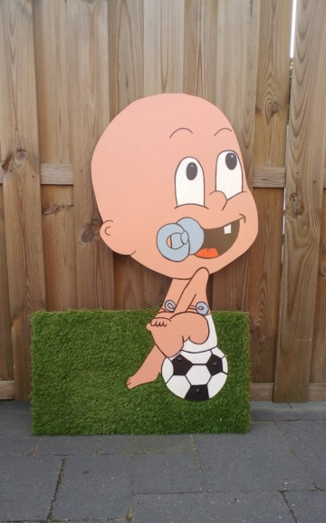 Geboortebord voetballer