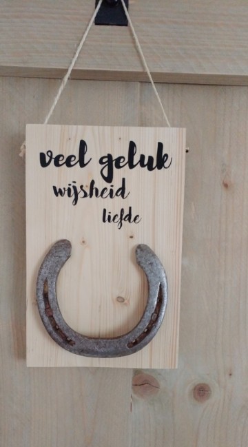 Steigerhout hoefijzer 0