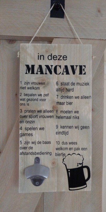 Steigerhout mancave