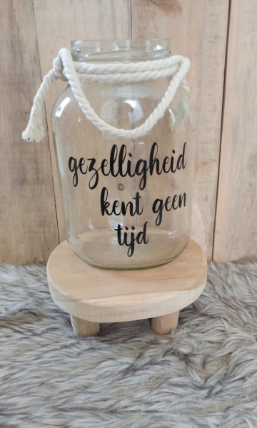 Windlicht gezelligheid kent geen tijd